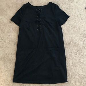 Forget 21 tie black dress